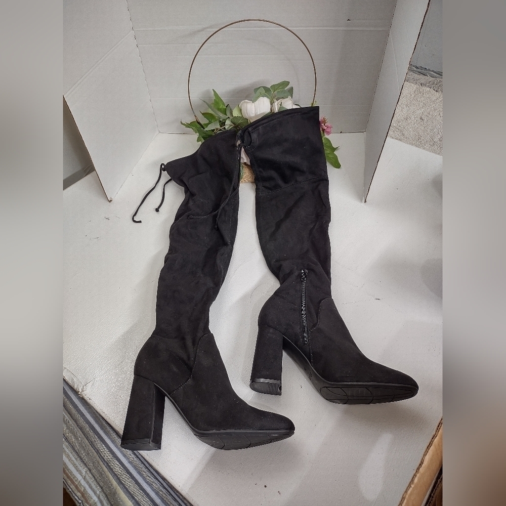 Black Over-the-Knee Women's Boots